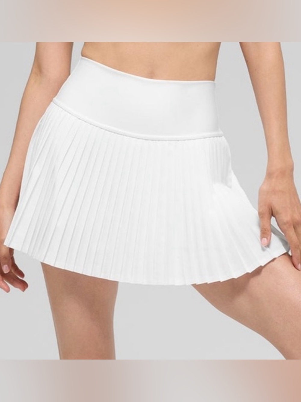 Alo Yoga Grand Slam Tennis Skirt White, Size XS